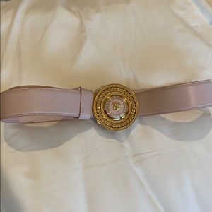 Versace women’s belt light pink. great condition.